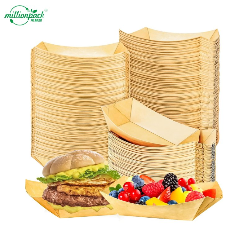 Corrugated Kraft Tray for Enhanced Structural Integrity and Stacking Strength