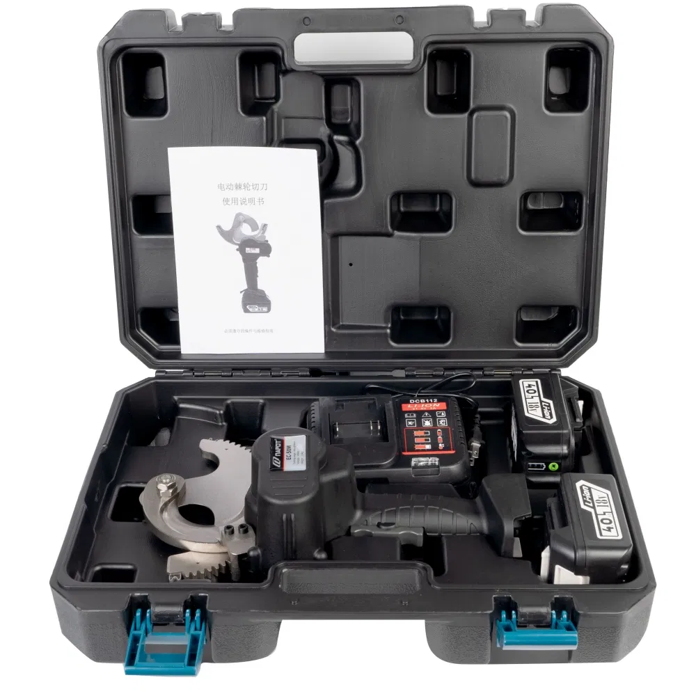 Ec-50m Electric Ratchetfor Armored Cable ACSR Battery Powered Cable Cutter