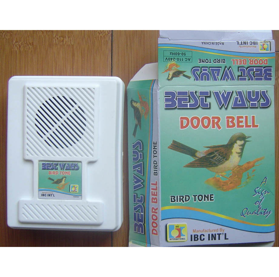 House Shape Bird Sound Doorbell Chime