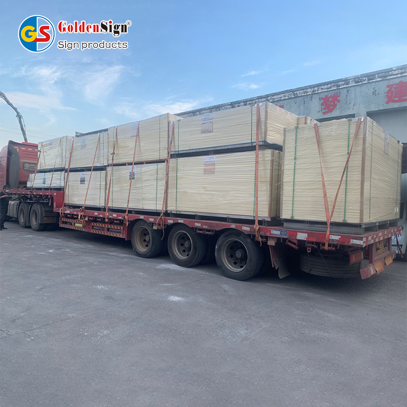 Goldensign 0.65density for 5mm Wood Color PVC Wall Panel