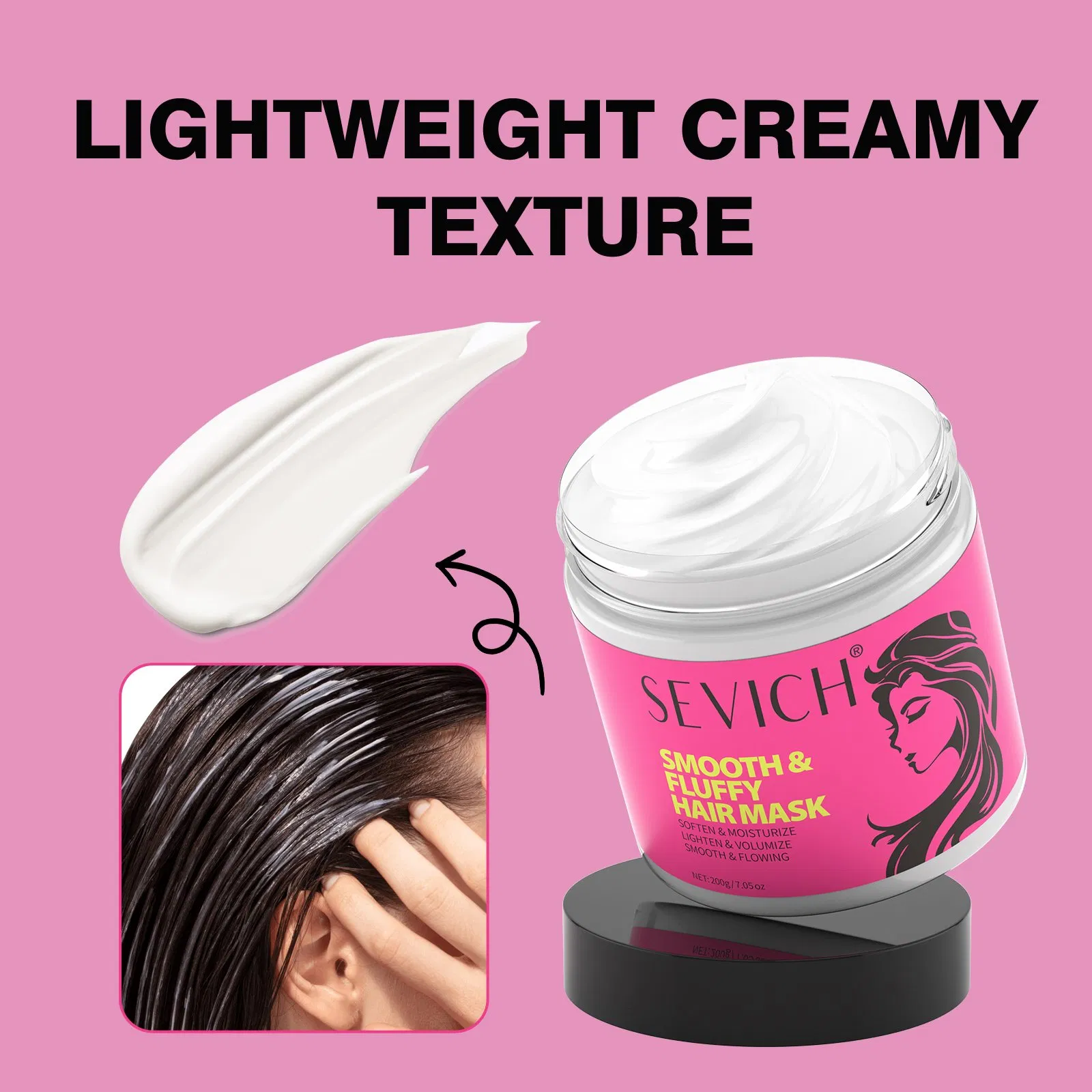 Natural Keratin Argan Oil Herbal Smoothing and Repairing Hair Mask
