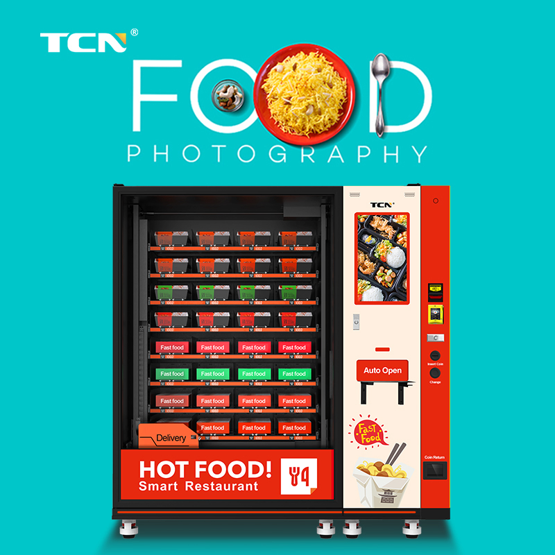 Tcn Popular Hot Food Vending Machine Automatic Fast Food Vending Machines