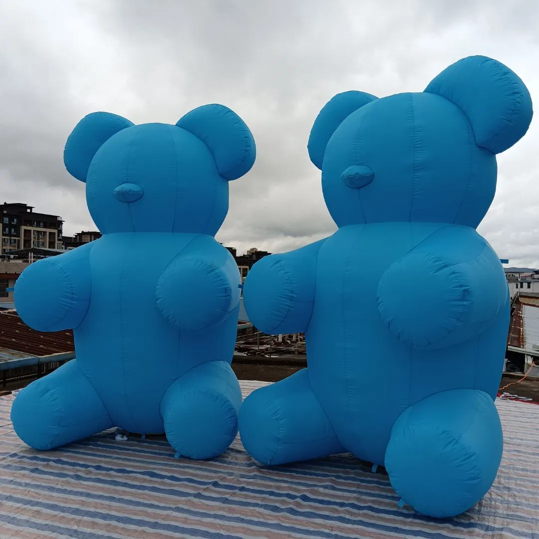 Customizable Colorful Inflatable Teddy Bear Figure, Branded Commercial & Festival Inflatable Display