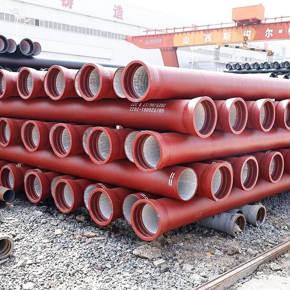 Long Lifespan 5700mm-6000mm Length Sand Cast Ductile Cast Iron Pipe