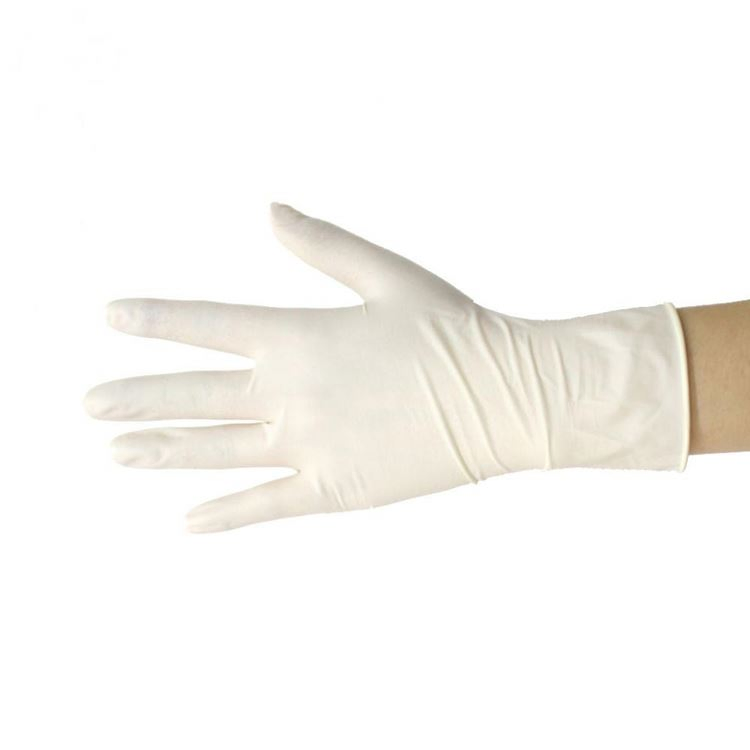 Disposable Powder Free Safety Work Latex Examination Gloves with High Quality