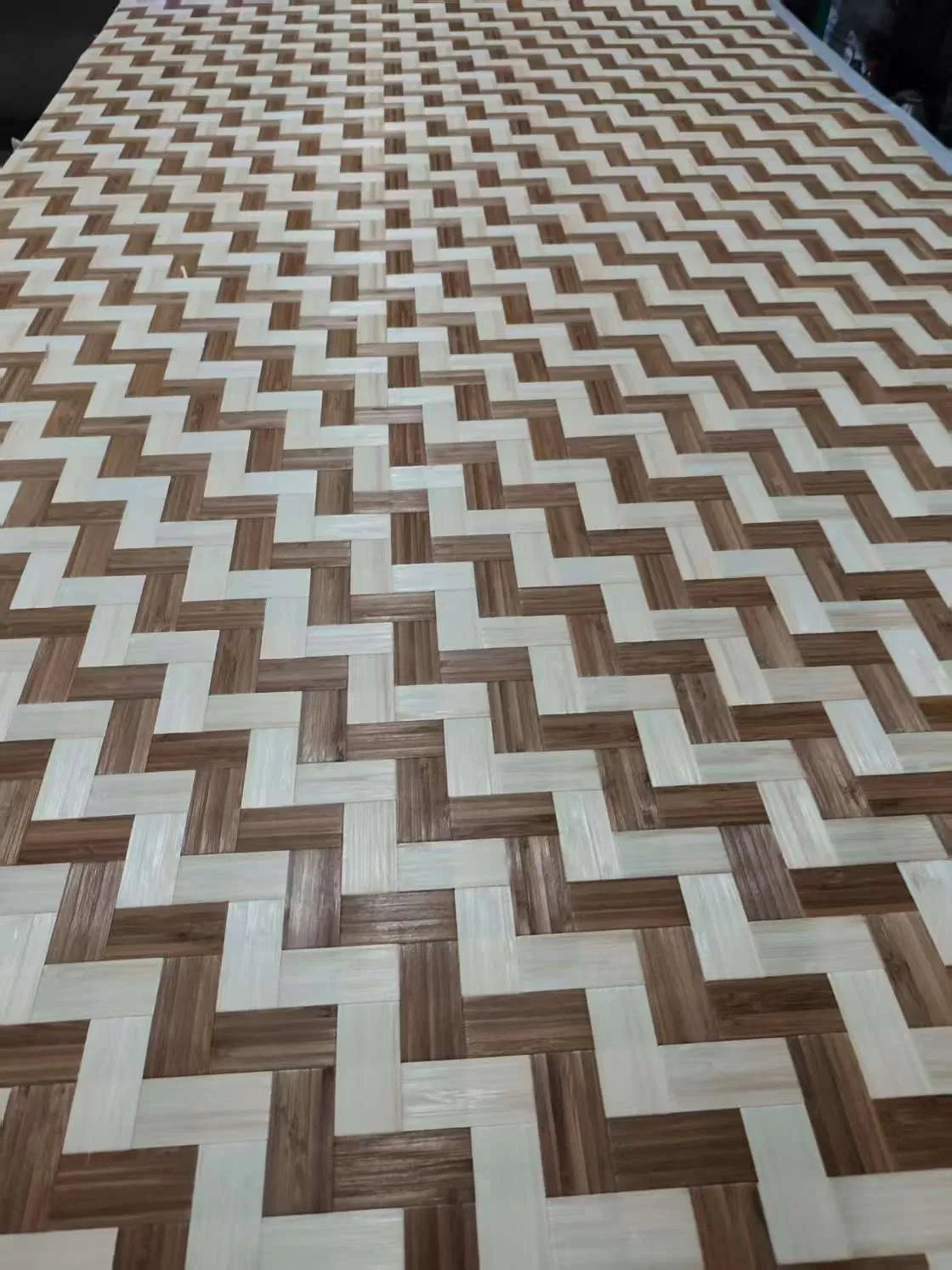 Natural Mao Bamboo Woven Matting Sheet for Ceiling / Wall Decorations