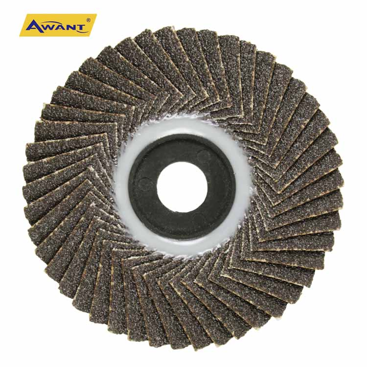 Лепестковый круг 100мм для дерева и металла, коричневый