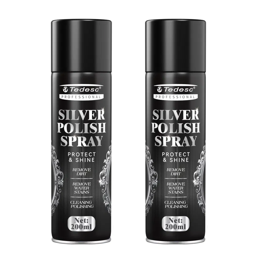 Anti Tarnish Silver Cleaner Silver Polish Spray Instant Shine for All Silver
