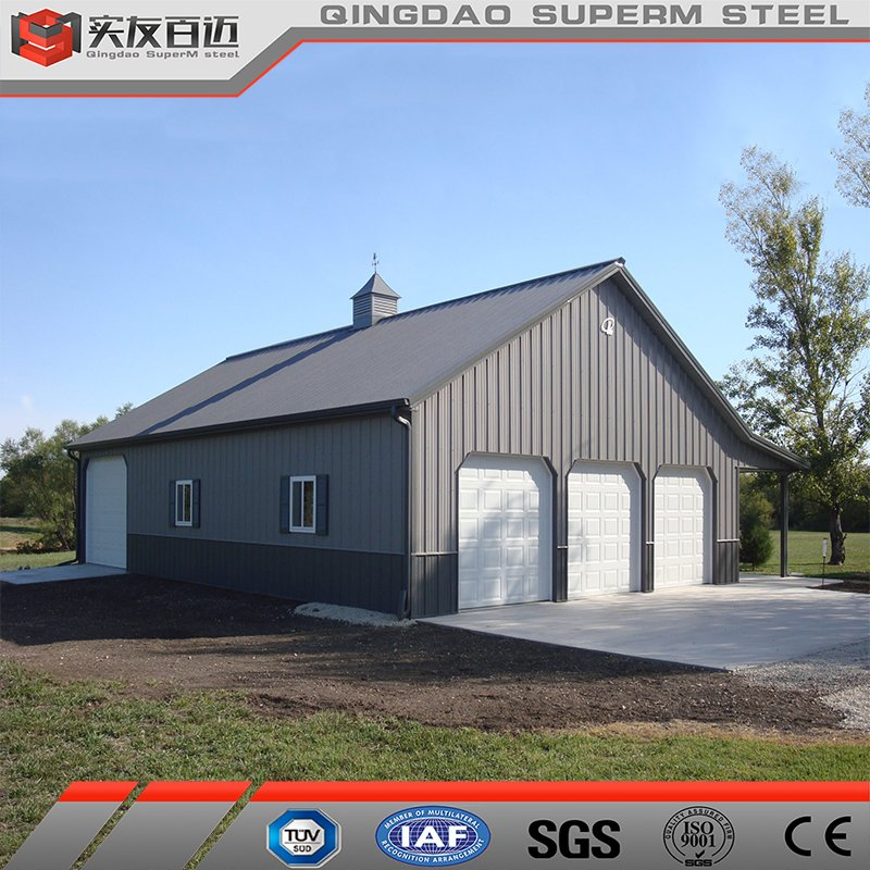 Expandable Prefabricated House Garden Office Homes Sheet Metal Pole Barn