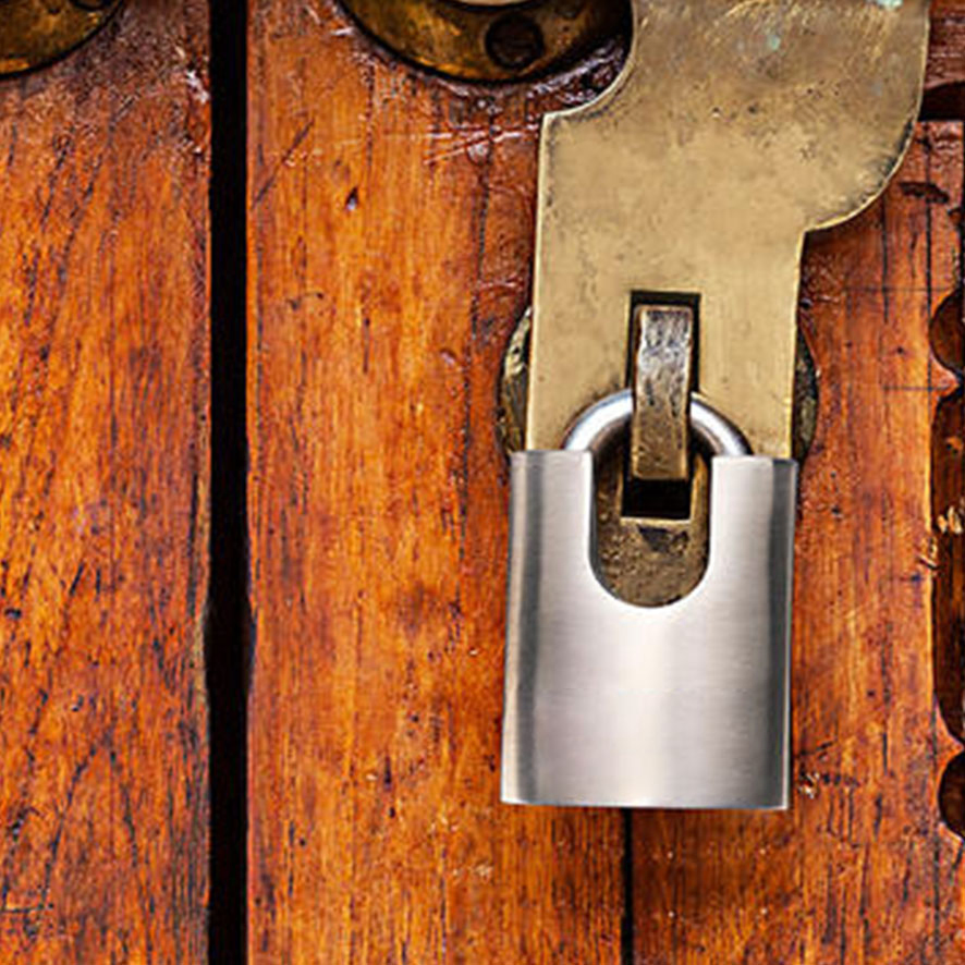 Student Dormitory Gym Cabinet Clothing Locker Solid Brass Padlock for Safety