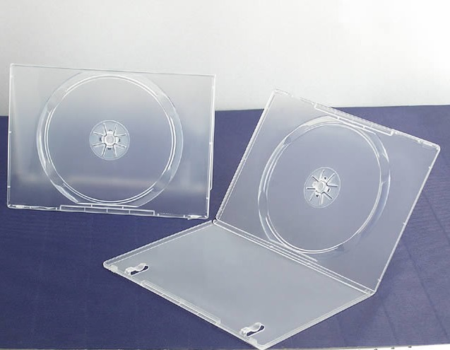 Коробка для DVD 7мм, полупрозрачная, глянцевая