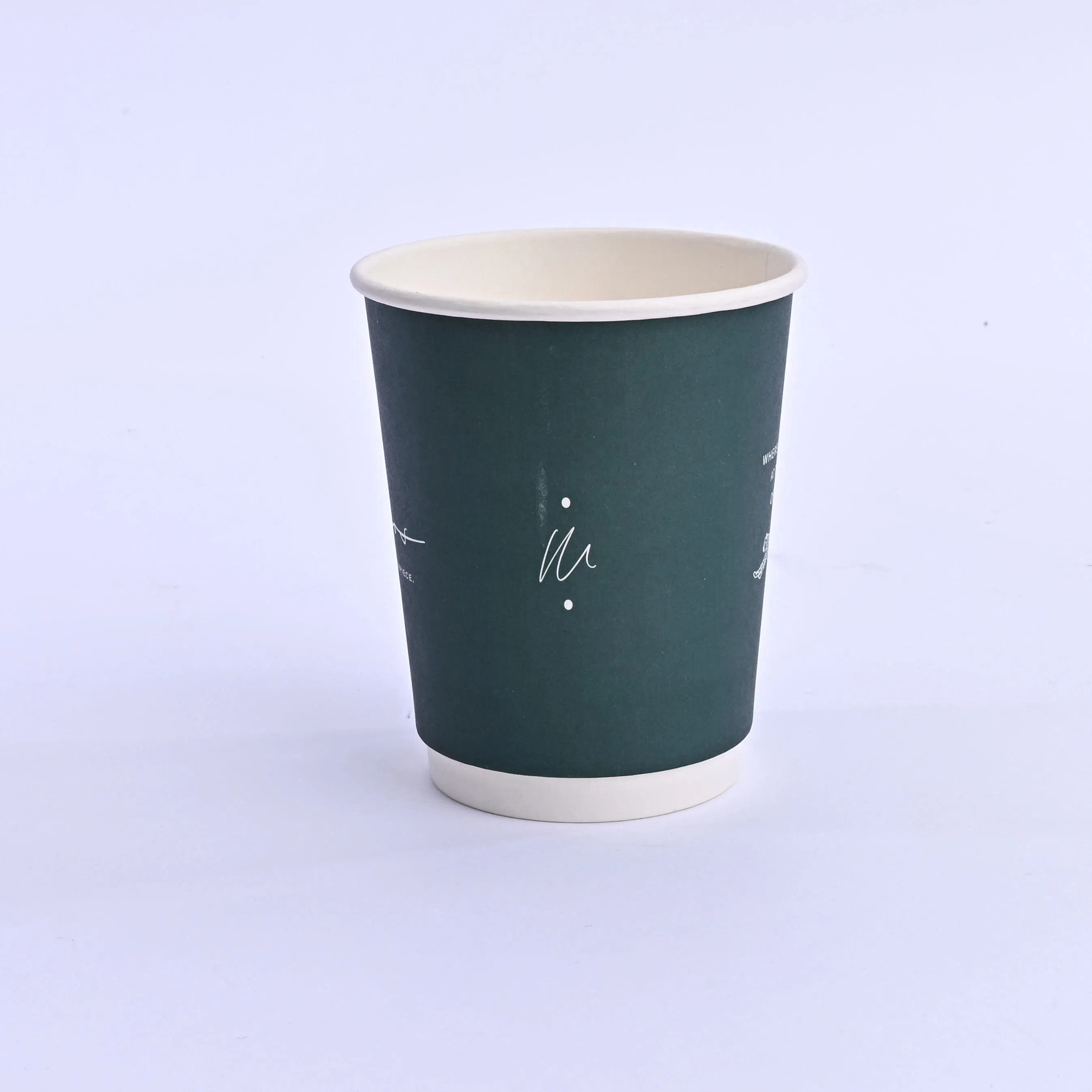 Двухслойные бумажные стаканчики для кофе с логотипом