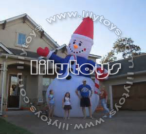 Inflatable Snowman Model for Christmas Advertising