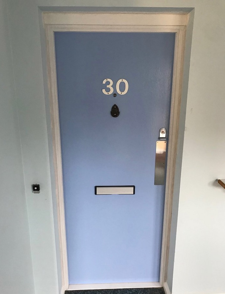 Premium Fire-Rated Steel Door for Grocery Store Safety