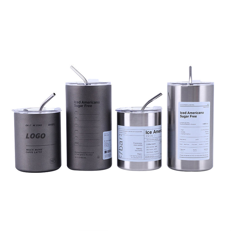 Personalized Auto Coffee Mug with Leak Proof Lid and Reusable Straw for Promotional Corporate Branding