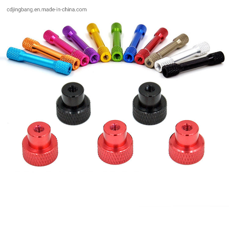 Винты с накаткой M3 M4 алюминиевые анодированные