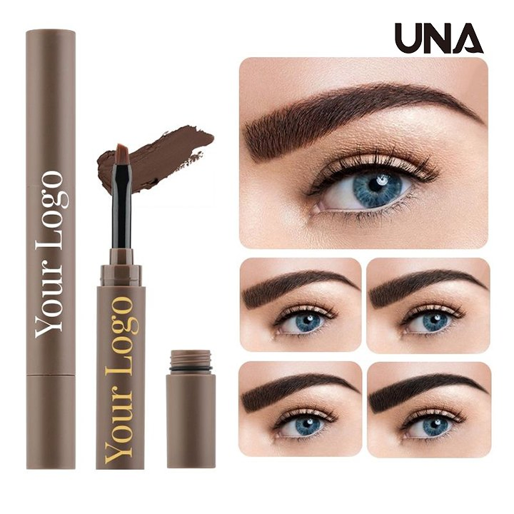 Private Label 5 Colors Natural Long Lasting Waterproof High Pigment Cream Eyebrow Pomade