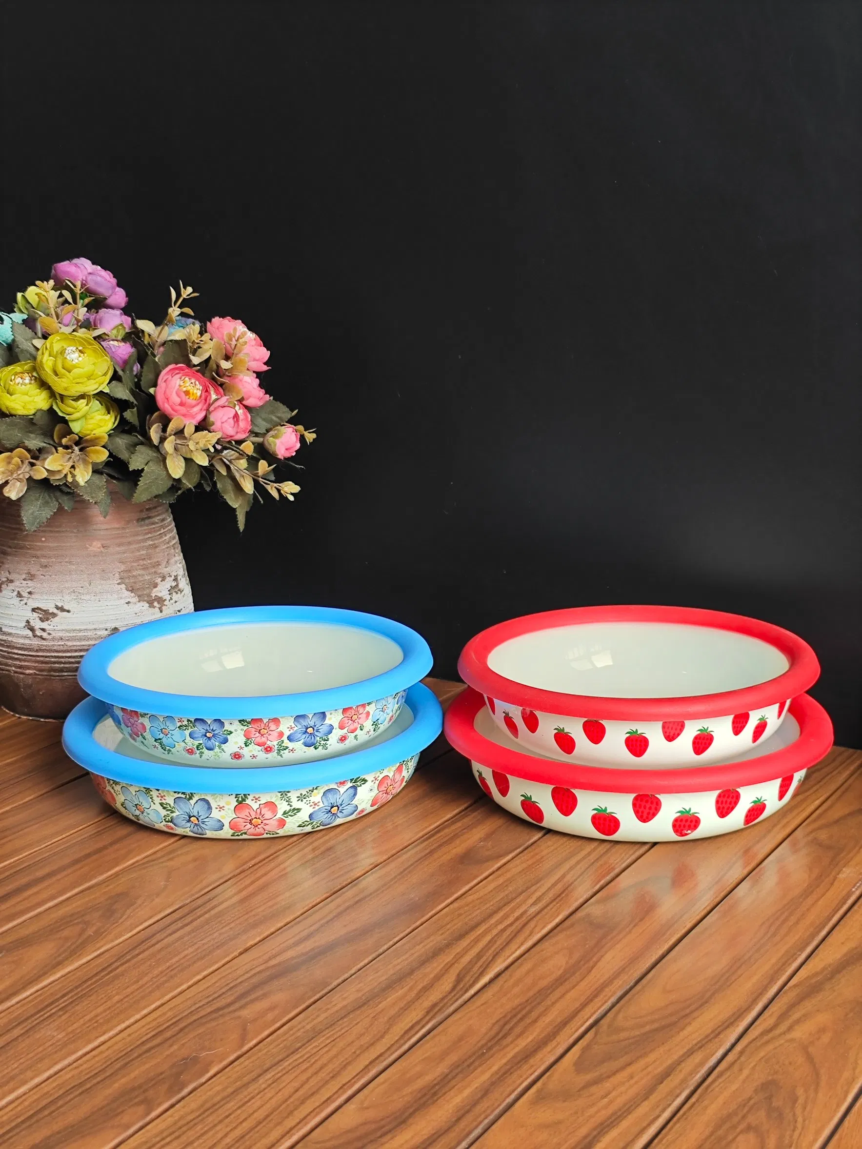 High Quality Enamel Bowl for Frozen Cold Food/Storage Bowl/Ice Bowl/Salad Bowl