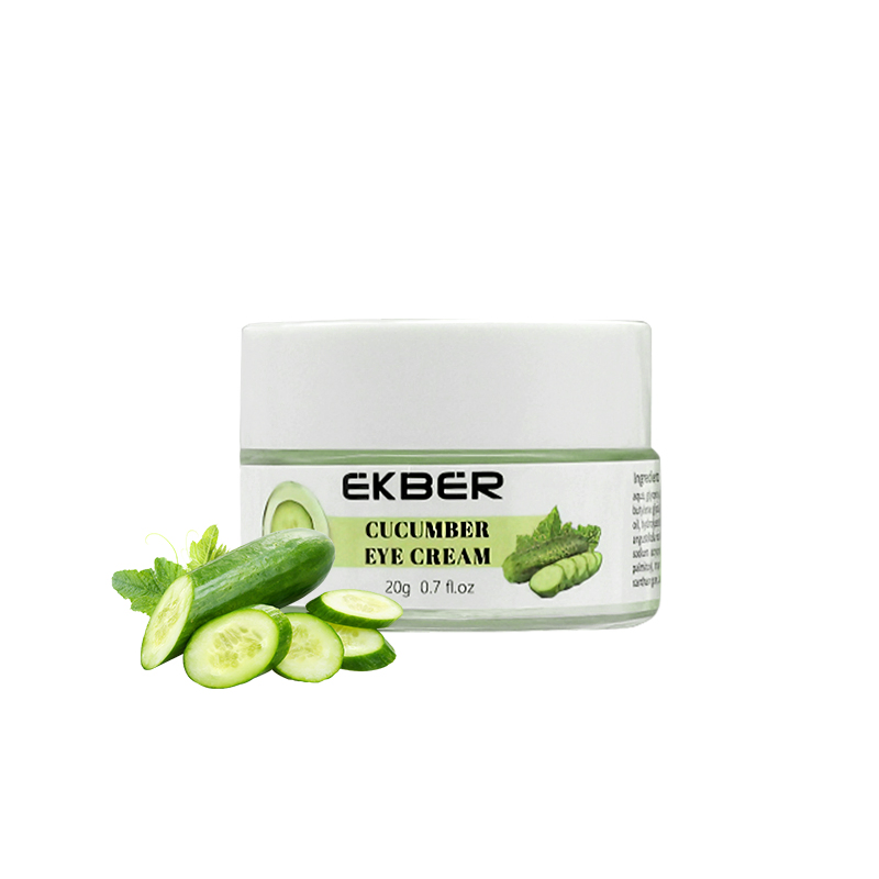 Customize Logo Cucumber Eye Cream Remove Dark Circles with Hyaluronic Acid Hydrolyzed Collagen Lift Under Eye Cream