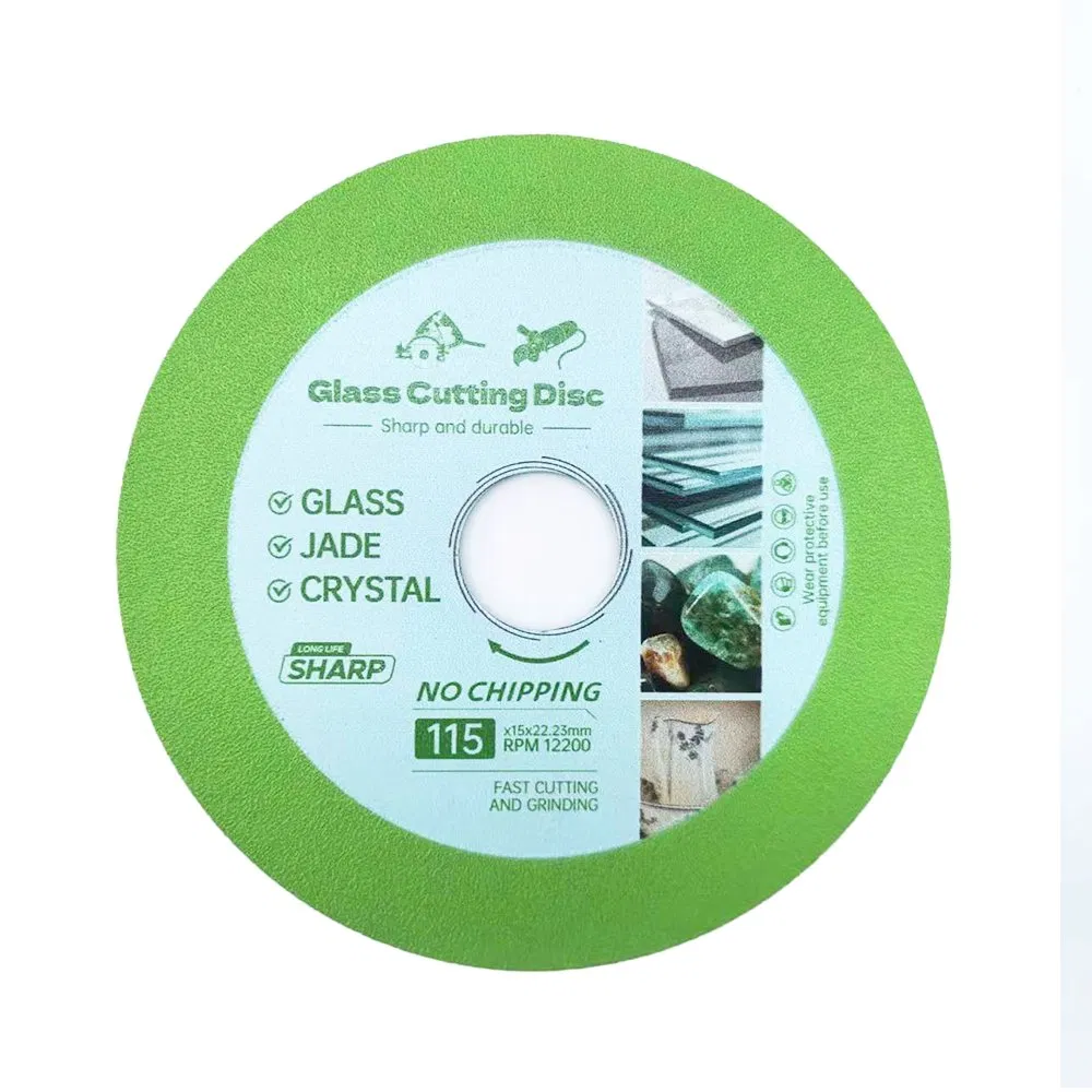 115mm Diamond Cutting Disc for Glass, Jade & Crystal No Chipping Fast Cutting & Grinding