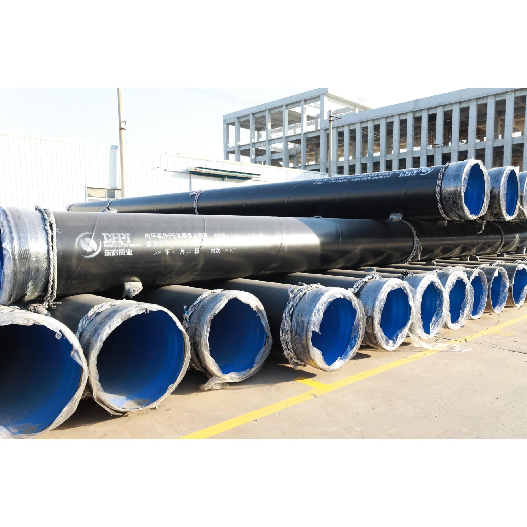 Стальная труба API 5L с эпоксидным покрытием 3PE