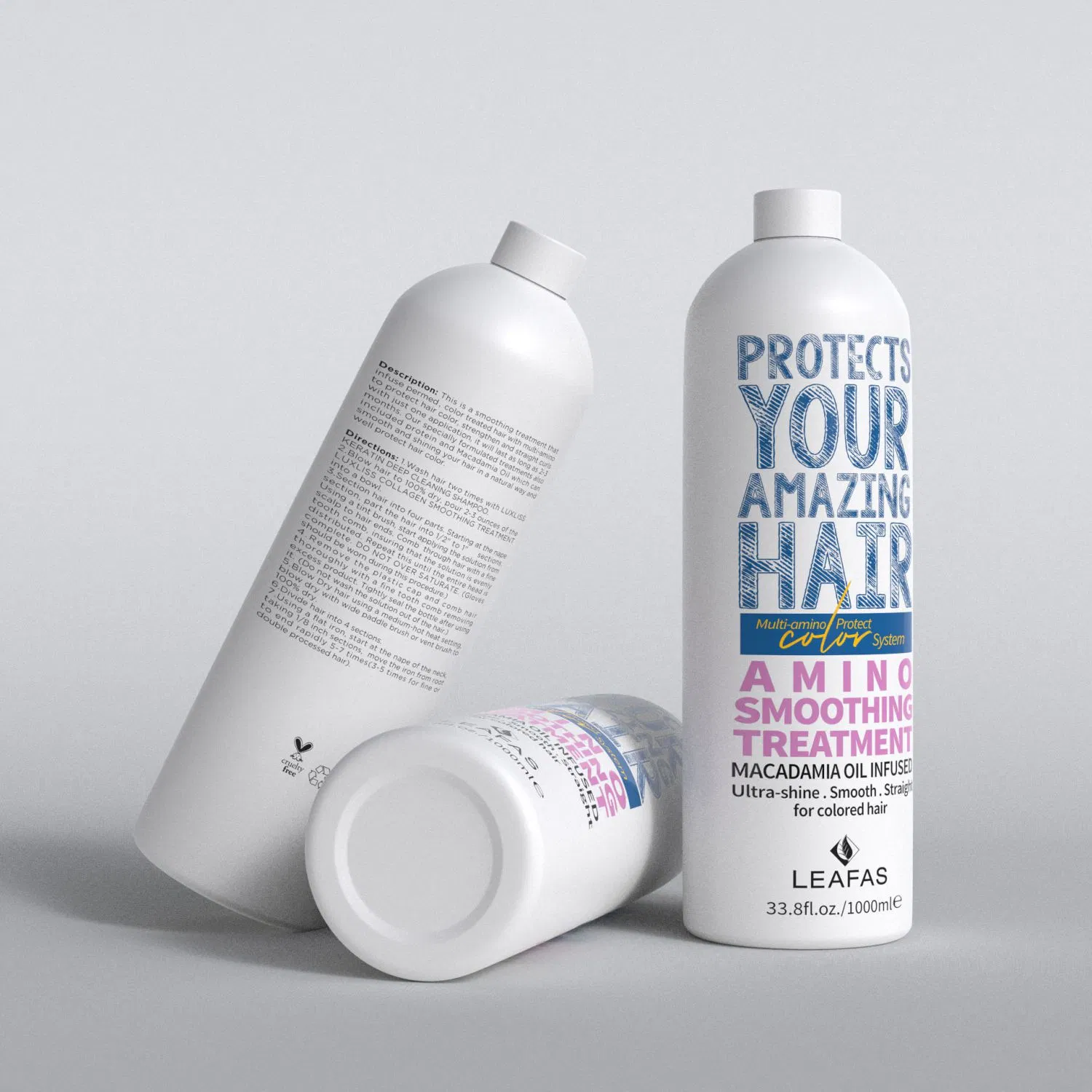 Macadamia Oil for Colored Hair Shine and Smooth Amino Treatment