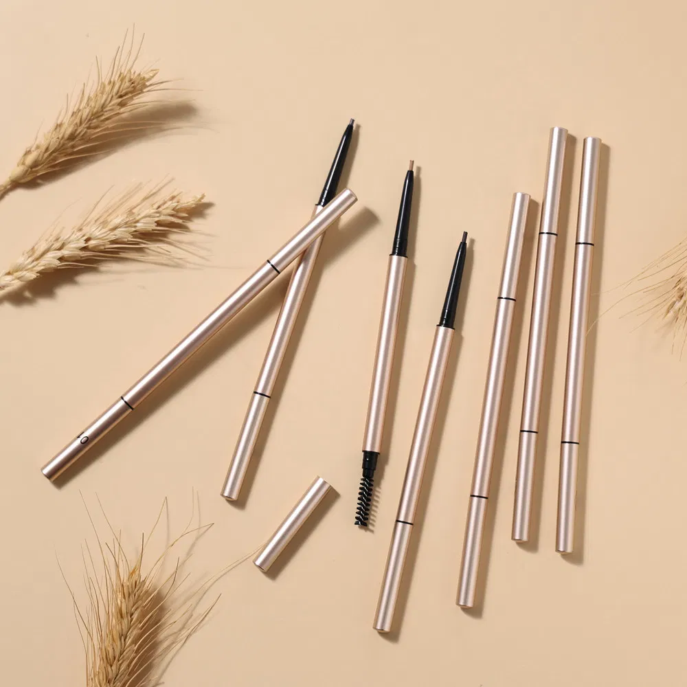 7 Color Double Headed Fine Eyebrow Pencil Delicate Natural Color Automatic Rotation Eyebrow Pencil