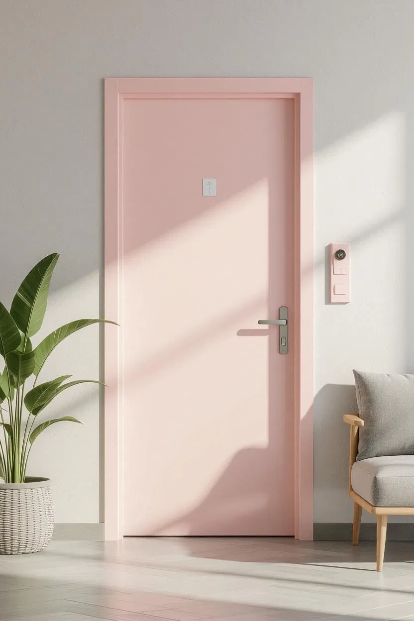 Fire-Rated Steel Door for Residential Use - Powder Coated or Liquid Paint Finish, 30/60 Min Rating