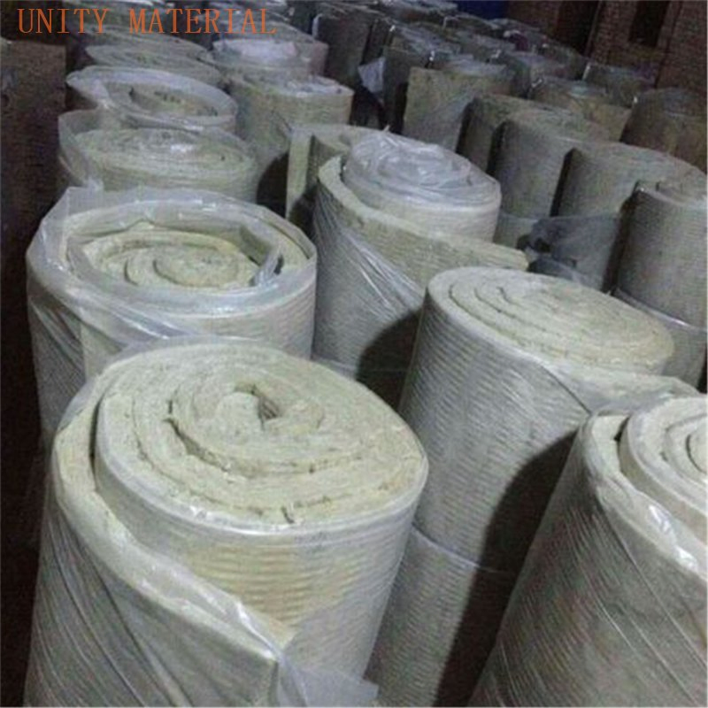 Thermal Insulation Basalt Fiber Construction Fire Rock Wool Rolls