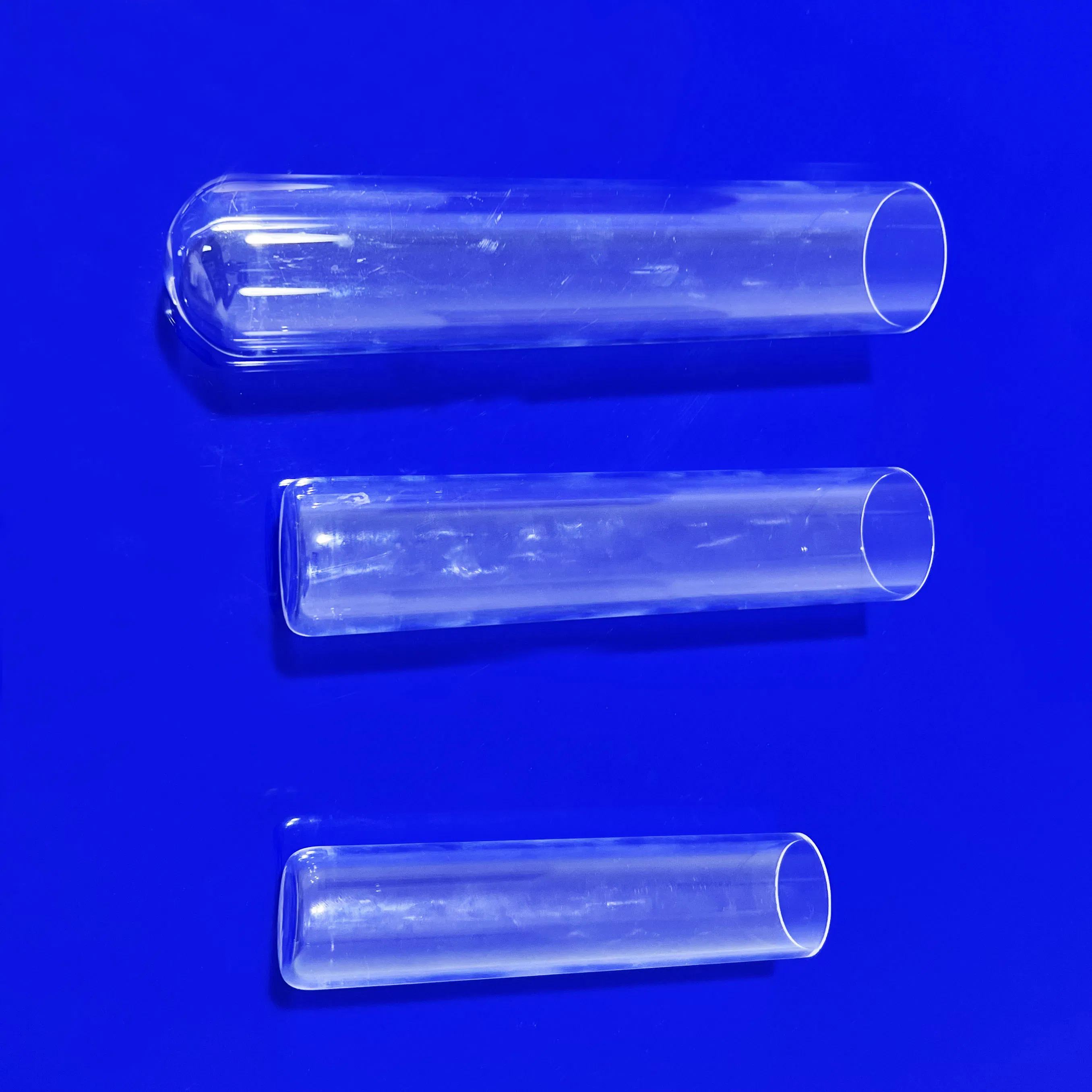 Wholesale Polished Quartz Crystal Glass Test Tube for Lab Room