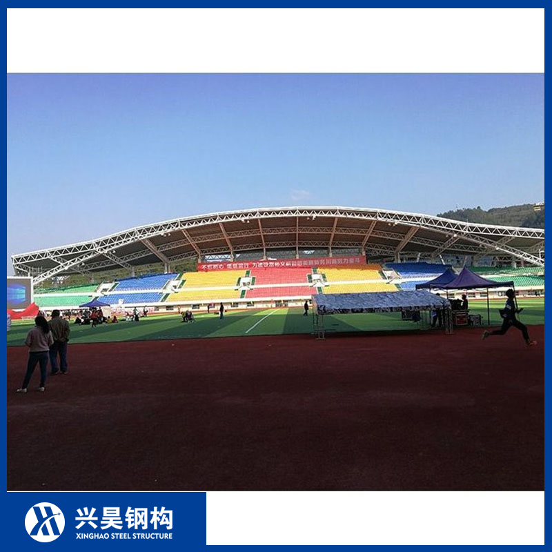 Prefabricated Steel Structure Stadium Prefab Gymnasium Modular Building Indoor Multipurpose Sports Arena