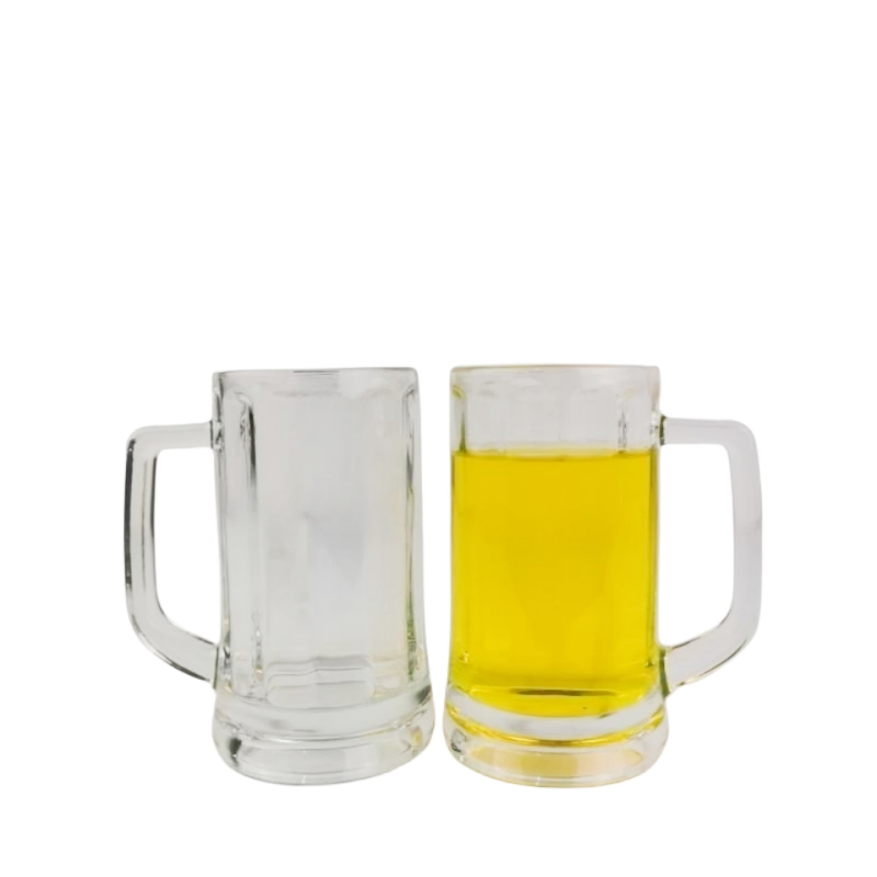 Fancy Water Glass Juice Cup High Quality Beer Mug with Handle