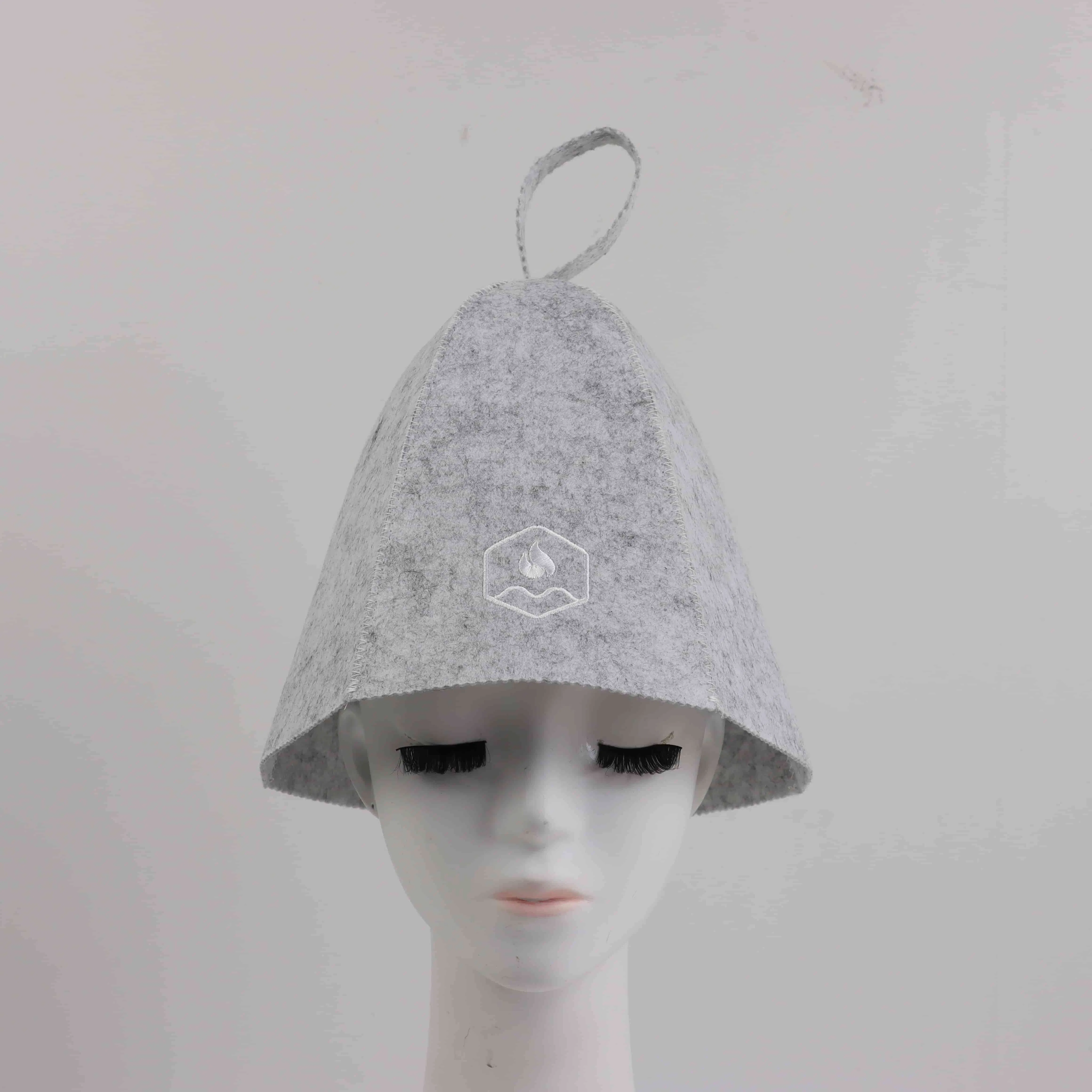 Wool Sauna Hat Finnish Sauna Hat - Wool Felt Sauna Hat Sauna Banya Hat for Men& Women Sauna