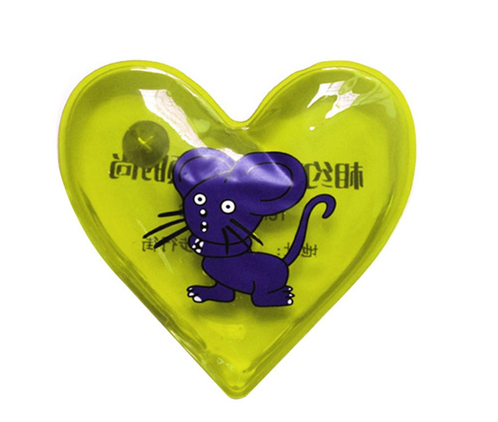 Reusable Gel Click Heat Pads Pack Portable Pocket Heart Hand Warmer
