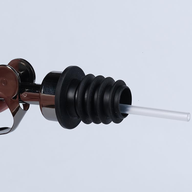 Elegant Gold Plated Oil Pourer with Unique Back Flow Design