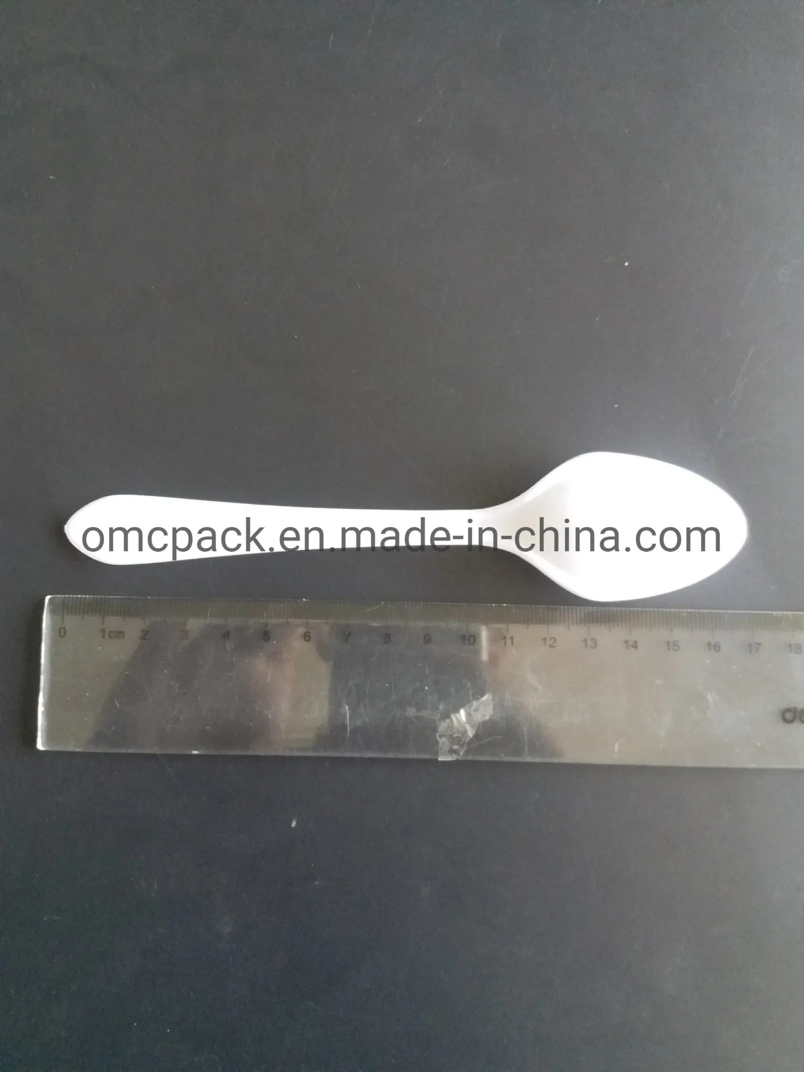 White PS Heavy Duty Plastic Spoon for Restaurant