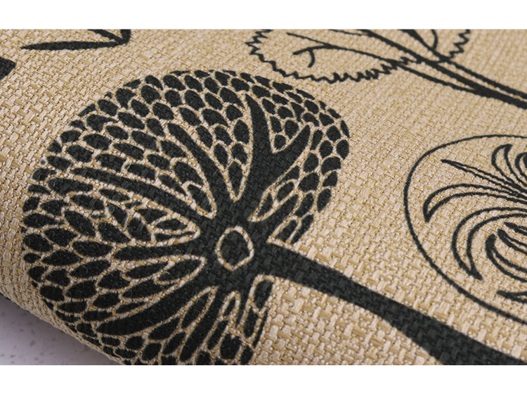 Anti-Fatigue Linen Fabric Anti-Slip Square Front Door Mat Wear-Resistant and Dirt-Resistant Kitchen Mat