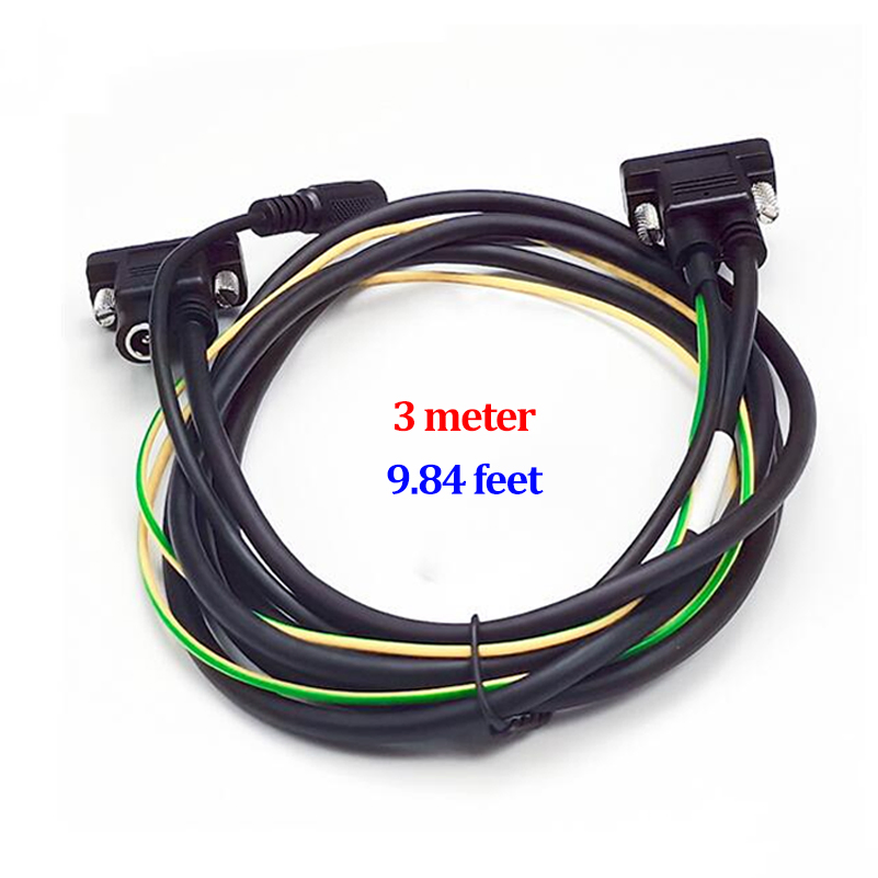 3m RS232 to dB15FM Serial Cable Bar Code Reader Cable for Zebra Motorola Ds457-Sr Ms4404 Scanner