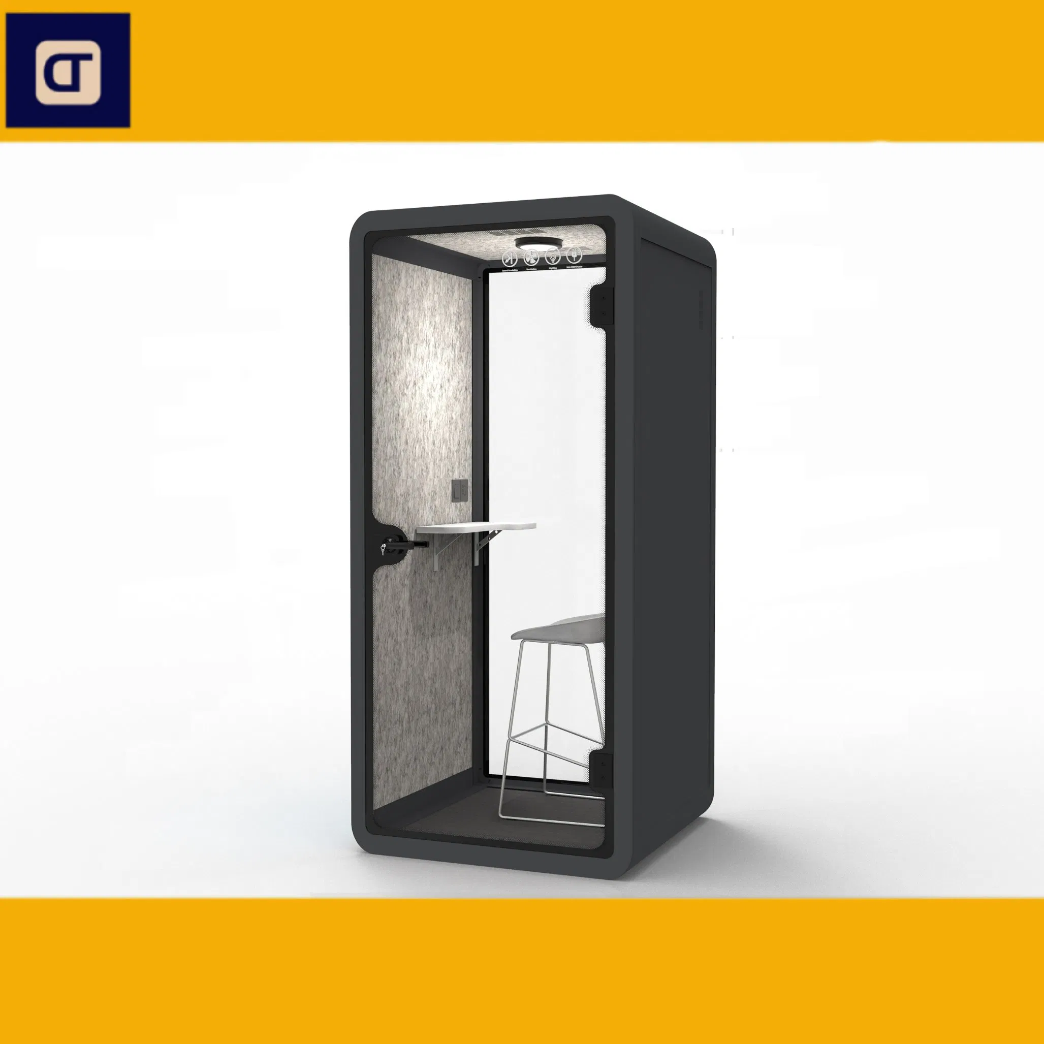 Noise Insulated Soundproof Cabin Integrated House Prefabricated House Small Size Phone Booth Office Pod Prefab House Modular House Mobile House