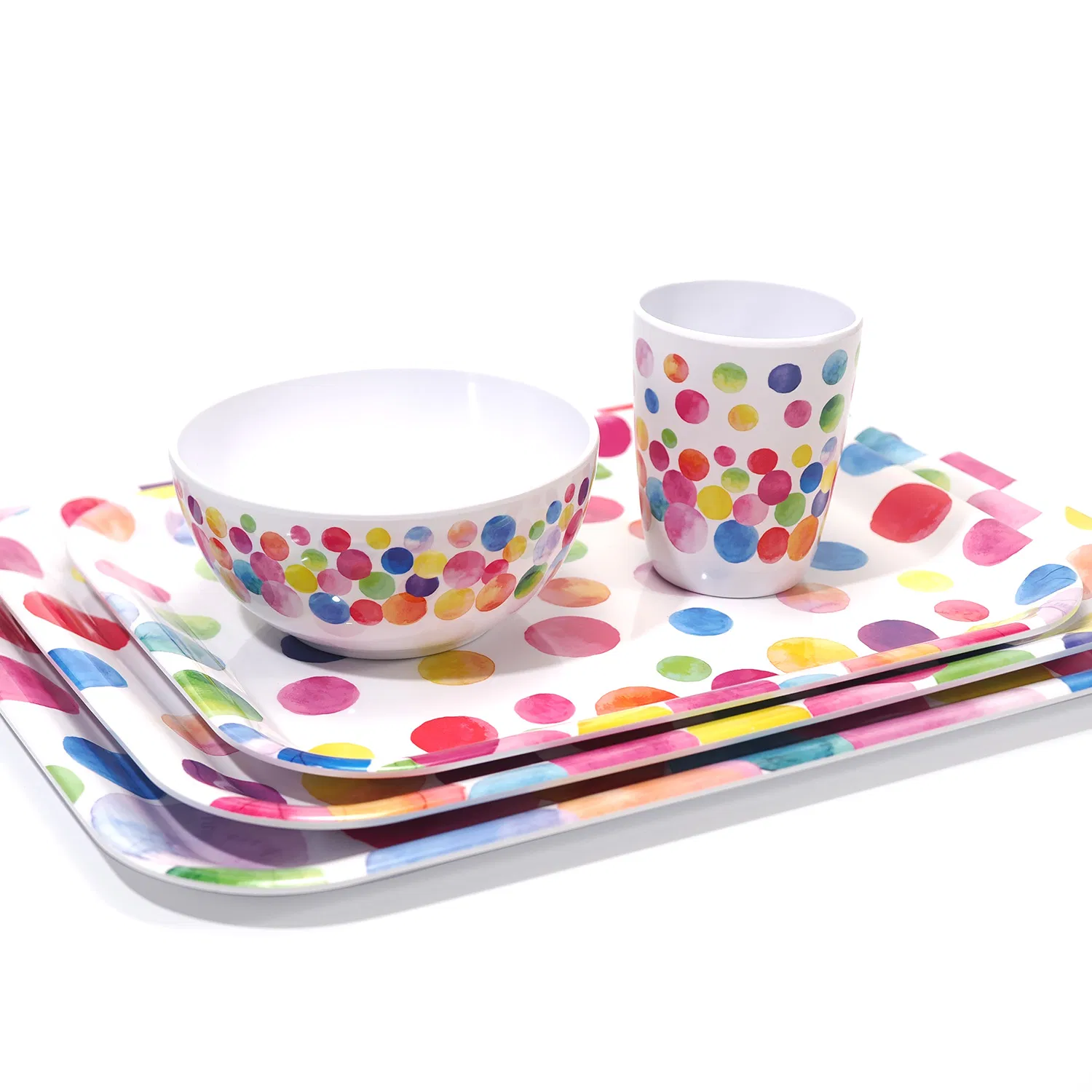Wholesale Colorful Tableware Plate 13''*10.1'' Rectangle Melamine Serving Tray