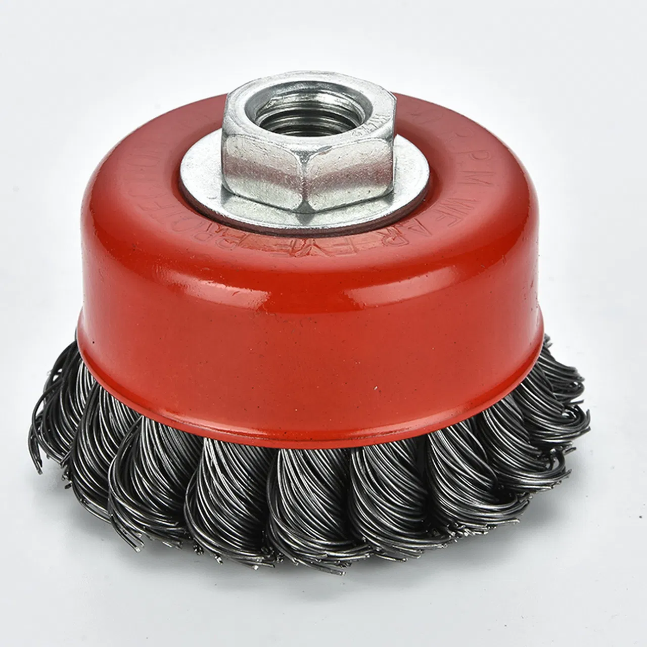 Чашечная щетка для болгарки, стальная, 85мм