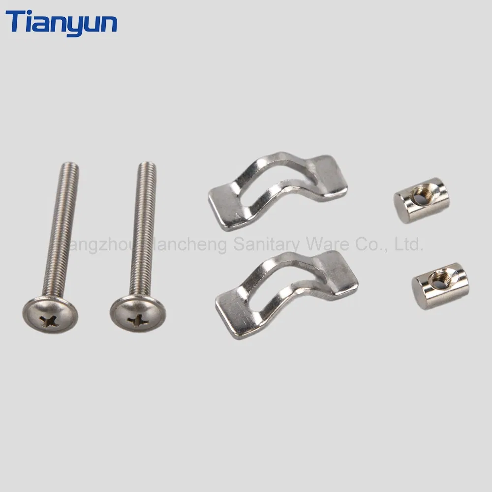 S Arch Lock Waterproof Toilet Seat Brackets Hardware Kit Metal Hinges for Toilets