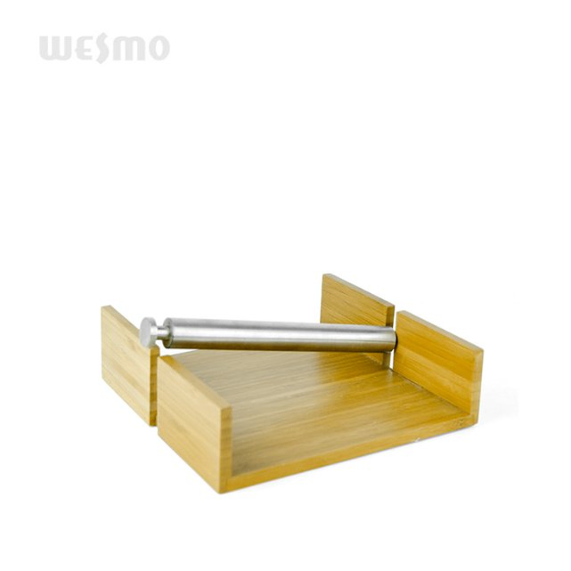 Carbonized Kitchenware Bamboo Napkin Holder