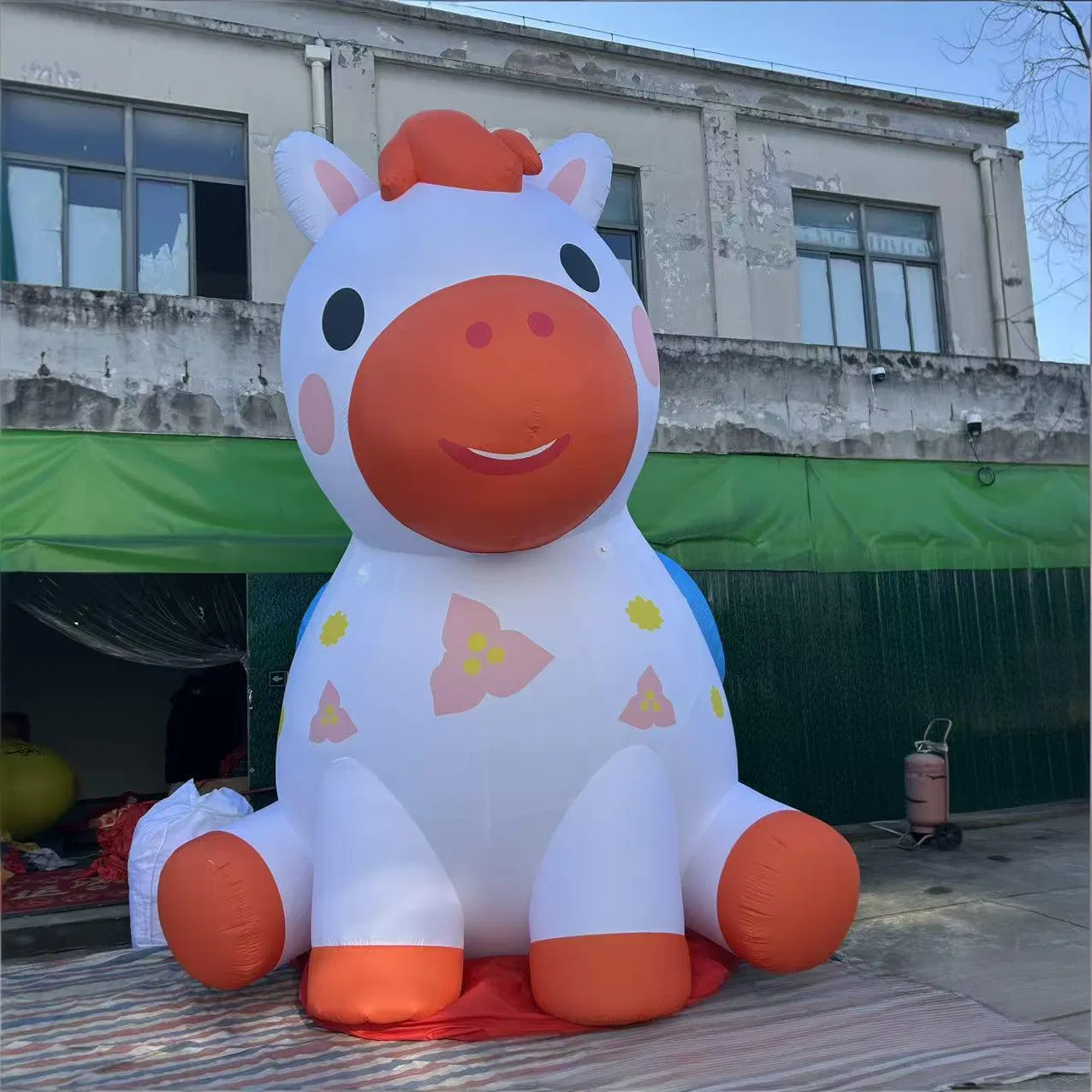 Boyi Inflatable 2026 Horse Year Cartoon for Decoration