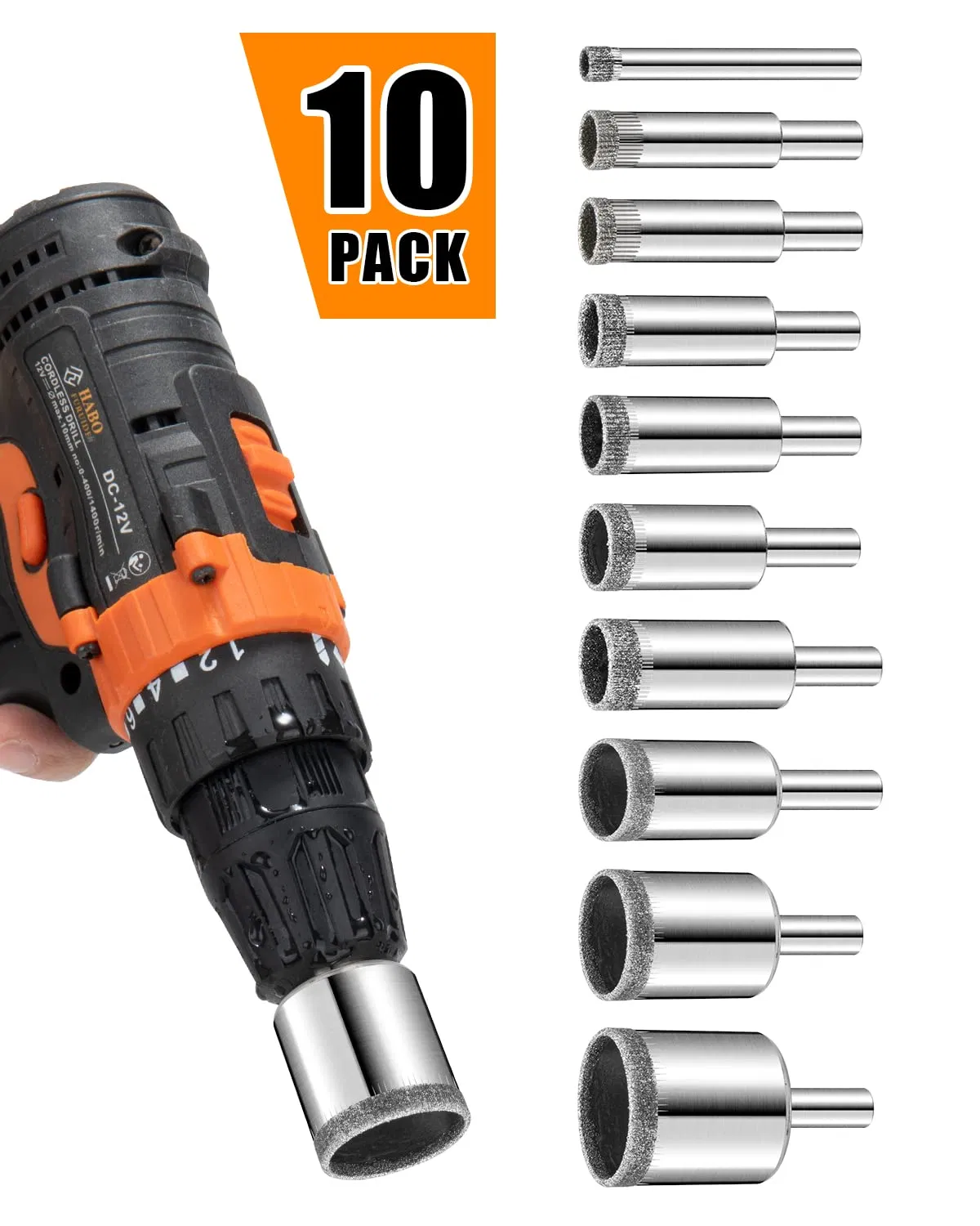 Diamond Drill Bits Set Diamond Hole Saw Set Glass Drill Bit