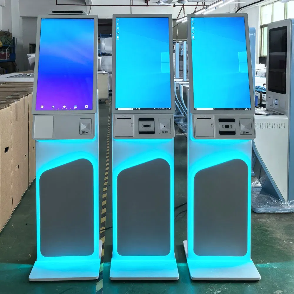 27 Inch Self Service Kiosk with Camera Qr Code and Printer