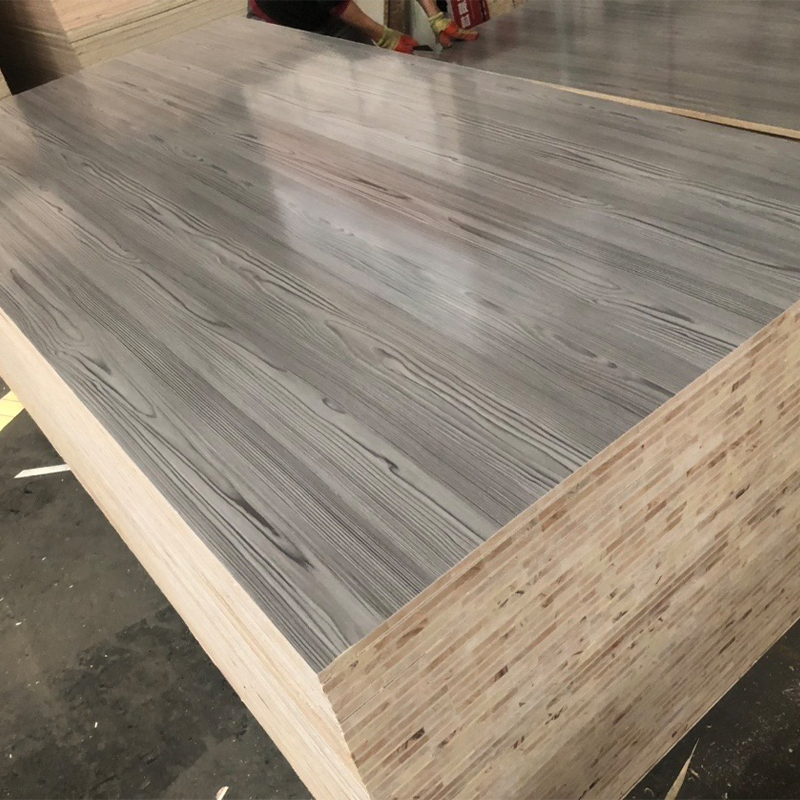 Best Price Poplar Core 13mm Wood Grain Both Sides Hmr Laminated Blockboard for Decoration Interior