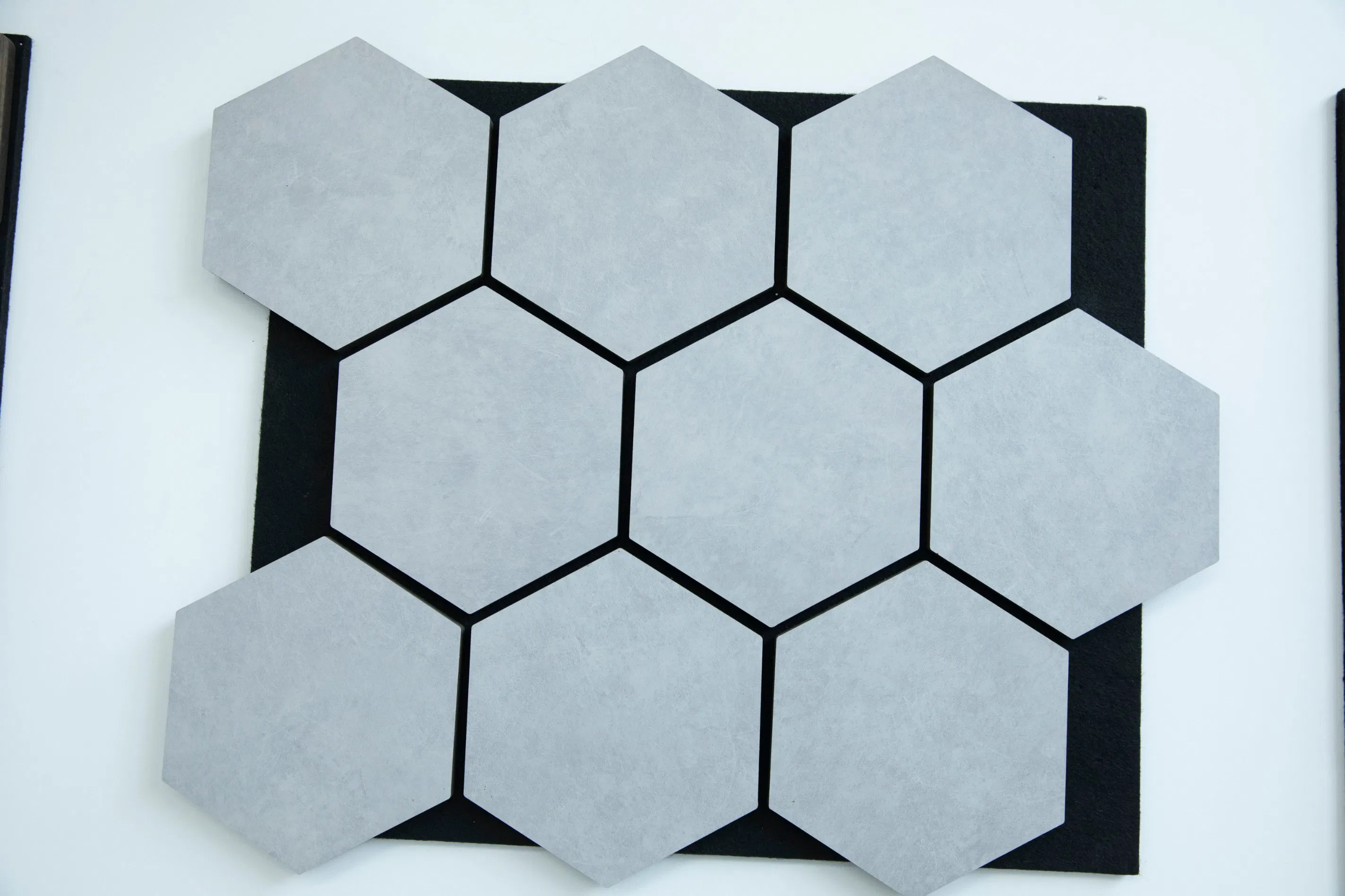 MDF Cypress Wood Acoustic Ceiling Tiles Outdoor Wall Cladding Soundproofing Board