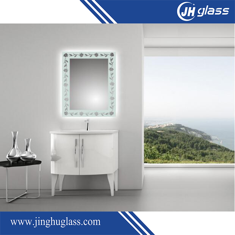 Modern Smart Touch LED Bathroom Mirror with Anti-Fog Feature