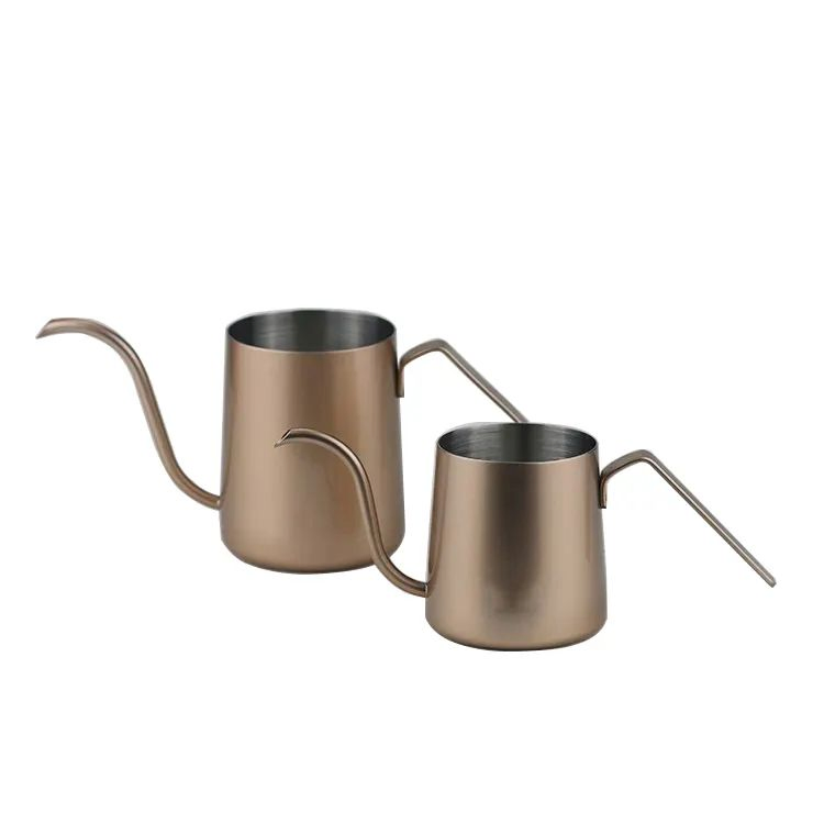 Stainless Steel Manual Pour Over Hand Drip Pot Tea Coffee Kettle